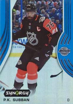 2019-20 Upper Deck Synergy - Blue #34 P.K. Subban Front