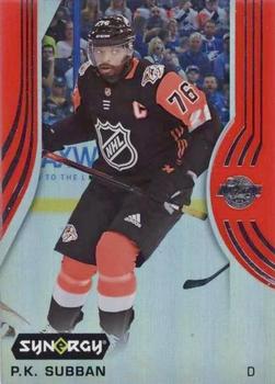 2019-20 Upper Deck Synergy - Red #34 P.K. Subban Front