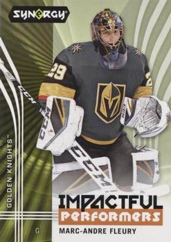 2019-20 Upper Deck Synergy - Impactful Performers #IP-20 Marc-Andre Fleury Front