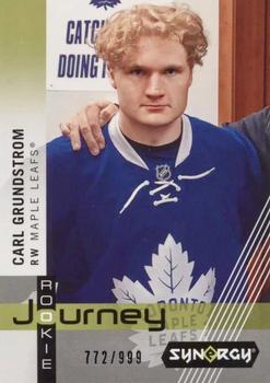 2019-20 Upper Deck Synergy - Rookie NHL Journey - Draft Day #RP-6 Carl Grundstrom Front
