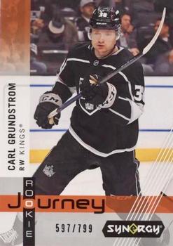 2019-20 Upper Deck Synergy - Rookie NHL Journey - Home Jersey #RP-6 Carl Grundstrom Front