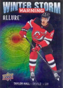 2019-20 Upper Deck Allure - Winter Storm Warning Purple #WSW-12 Taylor Hall Front