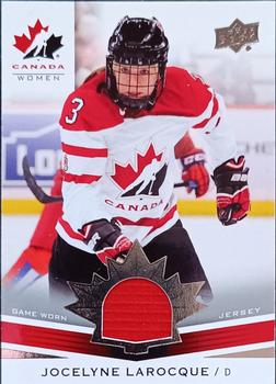 2014 Upper Deck Team Canada Juniors - Base Jerseys #197 Jocelyne Larocque Front