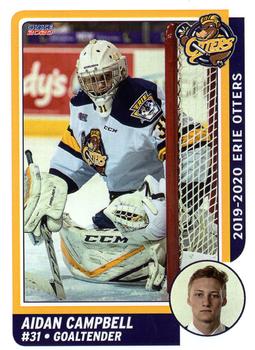 2019-20 Choice Erie Otters (OHL) #2 Aidan Campbell Front