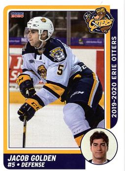 2019-20 Choice Erie Otters (OHL) #9 Jacob Golden Front