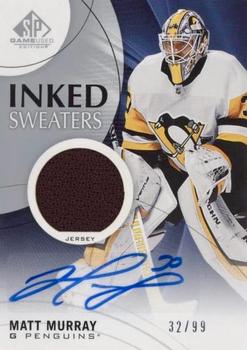 2019-20 SP Game Used - Inked Sweaters #IS-MM Matt Murray Front