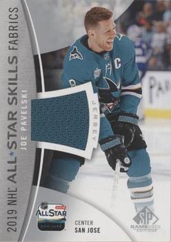 2019-20 SP Game Used - 2019 NHL All-Star Skills Fabric #AS-JP Joe Pavelski Front