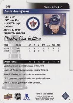 2019-20 Upper Deck - MVP Stanley Cup Edition Colors & Contours Update #148 David Gustafsson Back