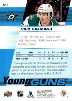 2019-20 SP Authentic - 2019-20 Upper Deck Update #518 Nick Caamano Back