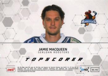 2019-20 Playercards Update (DEL) #442 Jamie MacQueen Back