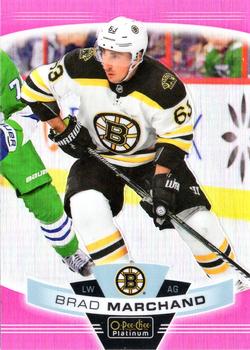 2019-20 O-Pee-Chee Platinum - Matte Pink #68 Brad Marchand Front