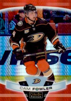 2019-20 O-Pee-Chee Platinum - Red Prism #114 Cam Fowler Front
