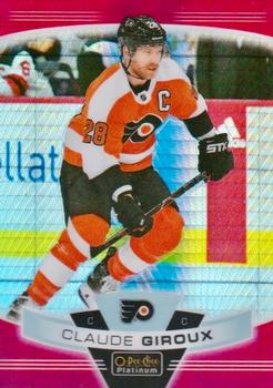 2019-20 O-Pee-Chee Platinum - Red Prism #116 Claude Giroux Front