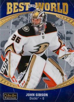 2019-20 O-Pee-Chee Platinum - Best in the World #BW-1 John Gibson Front