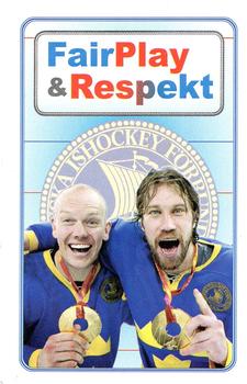 2006 Swedish FairPlay & Respekt Playing Cards #3♥ Johan Holmqvist Back