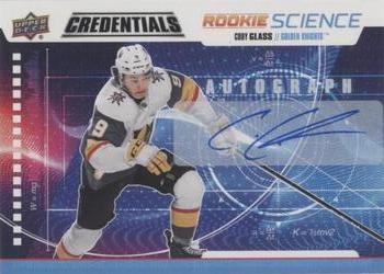 2019-20 Upper Deck Credentials - Rookie Science Autograph #RS-10 Cody Glass Front