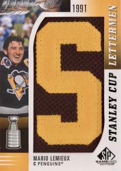 2019-20 SP Game Used - Stanley Cup Letterman Patches #SCL-ML-S Mario Lemieux Front