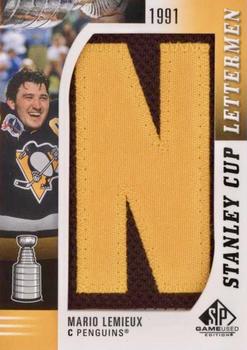 2019-20 SP Game Used - Stanley Cup Letterman Patches #SCL-ML-N Mario Lemieux Front
