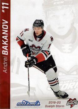 2019-20 Guelph Storm (OHL) Limited Edition Set 1 #NNO Andrei Bakanov Front
