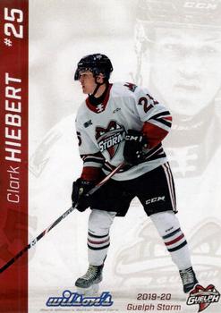 2019-20 Guelph Storm (OHL) Limited Edition Set 1 #NNO Clark Hiebert Front