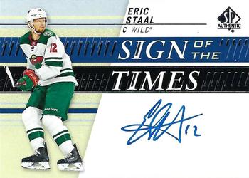 2019-20 SP Authentic - Sign of the Times #SOTT-ES Eric Staal Front
