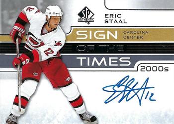2019-20 SP Authentic - Sign of the Times 2000s #ST00-ES Eric Staal Front