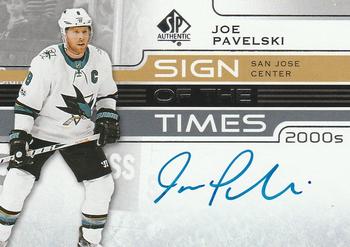 2019-20 SP Authentic - Sign of the Times 2000s #ST00-JP Joe Pavelski Front