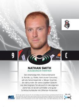 2010-11 Playercards (DEL) - Impact Imports #DEL-II01 Nathan Smith Back