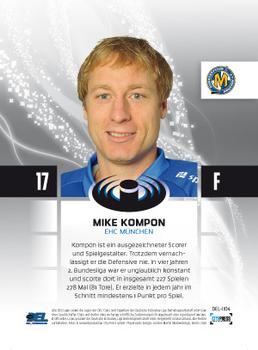 2010-11 Playercards (DEL) - Impact Imports #DEL-II04 Mike Kompon Back