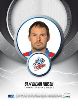 2010-11 Playercards (DEL) - Spark-Plugs #DEL-SP12 Dusan Frosch Back
