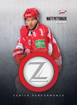 2011-12 Playercards (DEL) - Zenith Performance #DEL-ZE08 Matt Pettinger Front
