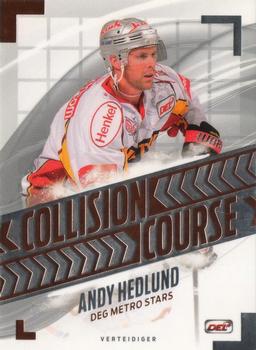 2011-12 Playercards (DEL) - Collision Course #DEL-CC03 Andy Hedlund Front