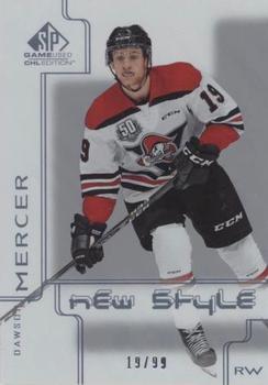 2019-20 SP Game Used CHL - 2000-01 New Style Tribute #NS-DM Dawson Mercer Front