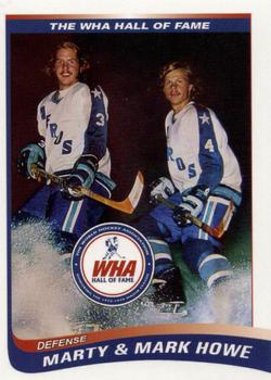 2010 WHA Hall of Fame #08 Marty Howe / Mark Howe Front