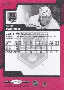 2020-21 O-Pee-Chee - Red #352 Austin Wagner Back
