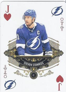 2020-21 O-Pee-Chee - Playing Cards #J♥ Steven Stamkos Front