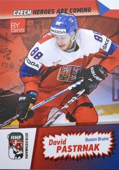 2018 BY Cards IIHF World Championship Team Czech ##CZE/2018-23 David Pastrnak Front