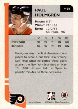 2004-05 In The Game Franchises US East - SportsFest Chicago #434 Paul Holmgren Back