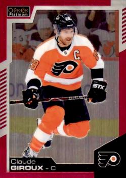 2020-21 O-Pee-Chee - O-Pee-Chee Platinum Preview Matte Pink #P-CG Claude Giroux Front