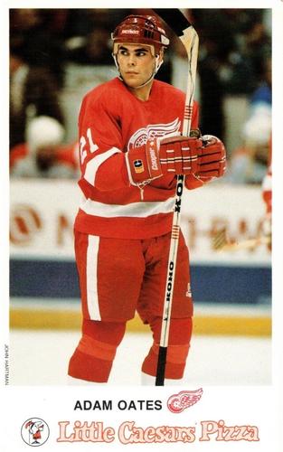 1988-89 Little Caesars Detroit Red Wings #NNO Adam Oates Front
