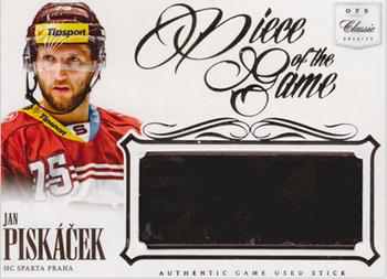 2014-15 OFS Classic - Piece of the Game #PG-03 Jan Piskacek Front