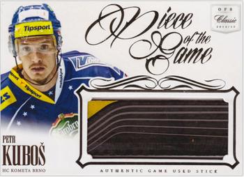 2014-15 OFS Classic - Piece of the Game #PG-19 Petr Kubos Front