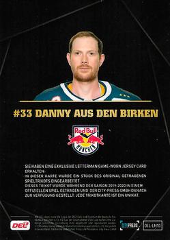 2019-20 Playercards (DEL) - Letterman #LM10 Danny aus den Birken Back