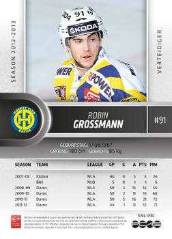 2012-13 Swiss National League #90 Robin Grossmann Back