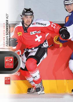 2012-13 Swiss National League #357 Fabian Schnyder Front
