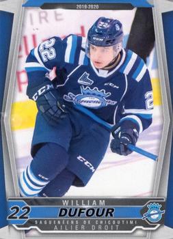 2019-20 Chicoutimi Sagueneens (QMJHL) #NNO William Dufour Front