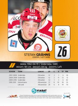 2011-12 HockeyAllsvenskan #ALLS-010 Stefan Grahns Back