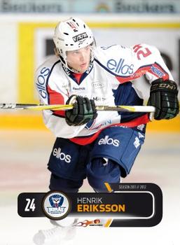 2011-12 HockeyAllsvenskan #ALLS-050 Henrik Eriksson Front