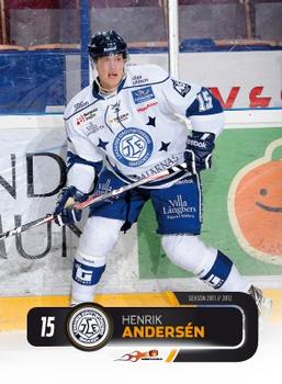 2011-12 HockeyAllsvenskan #ALLS-067 Henric Andersen Front
