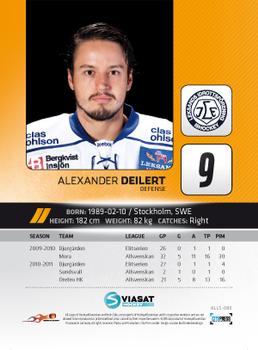 2011-12 HockeyAllsvenskan #ALLS-085 Alexander Deilert Back